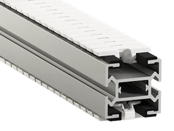 conveyor spare parts Aluminium materials supports beam for flexible chains conveyor systems