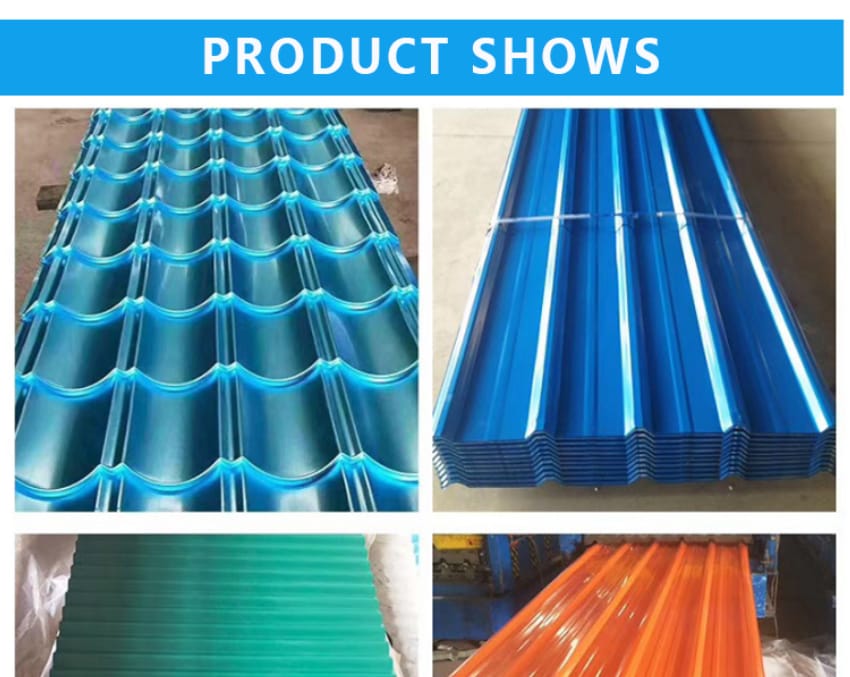 Decoiling Prepainted Corrugated Steel Sheets