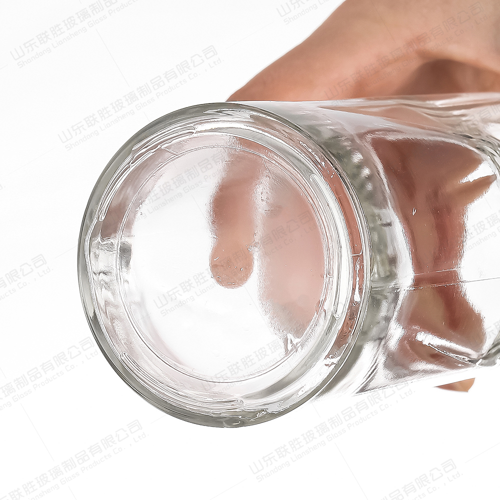 800ml 1000ml Glass Wine Bottle for Gin Vodka Rum Tequila Glass Collar and Body Material