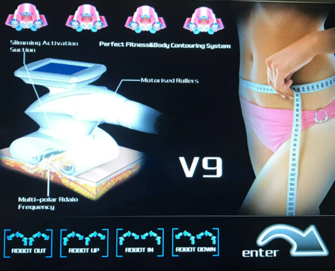 Liposuction Portable 100KPA 5MHz Vacuum Slimming Machine
