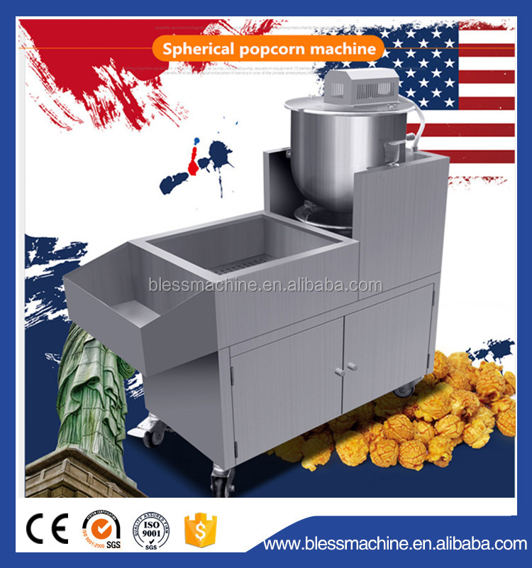 Design 0.35kw Ball Popcorn Making Machine for Domestic and Overseas Demand in 2022