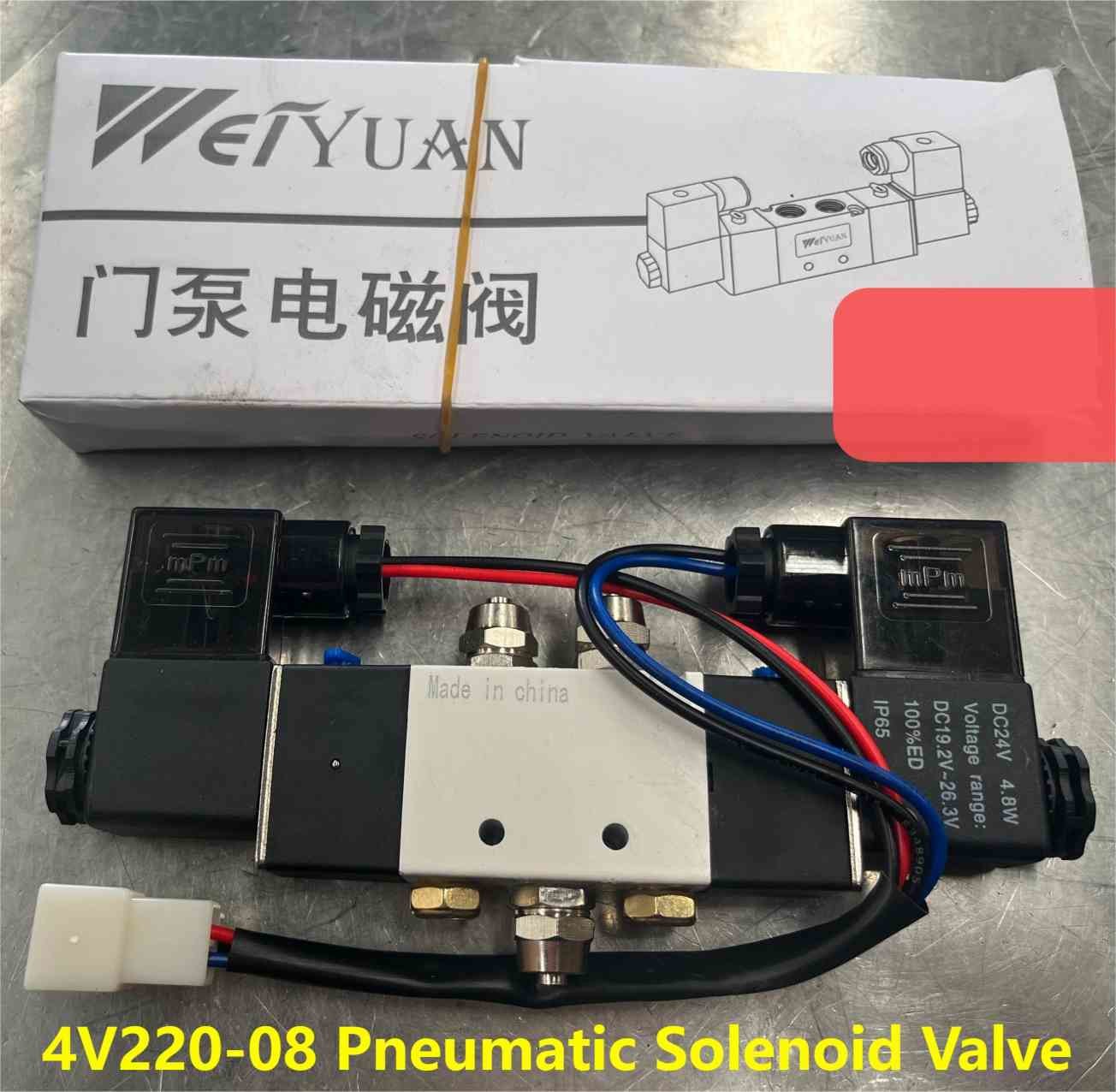 4V220-08 Pneumatic Solenoid Valve YUTONG Bus Spare Parts OEM/ODM/SMS