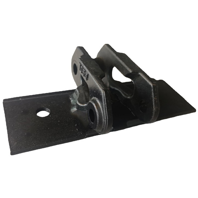 D155 Bulldozer Undercarriage Parts CE Black Bulldozer Track Shoes