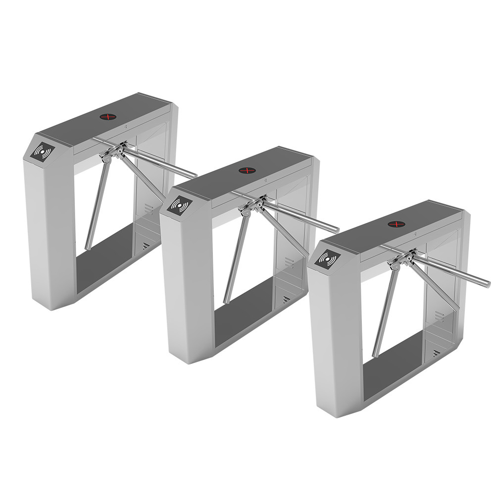 Stainless Steel Security Tripod Turnstile Gate For Middle Lane TR201
