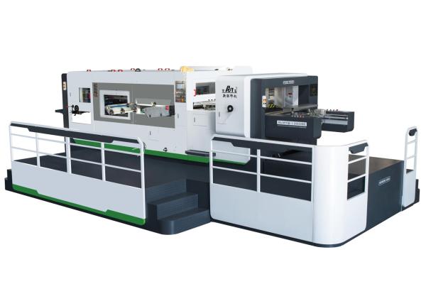 5500s/H Auto Die Cutting Machine 1mm 7mm Front Lead Feeding With Strapping