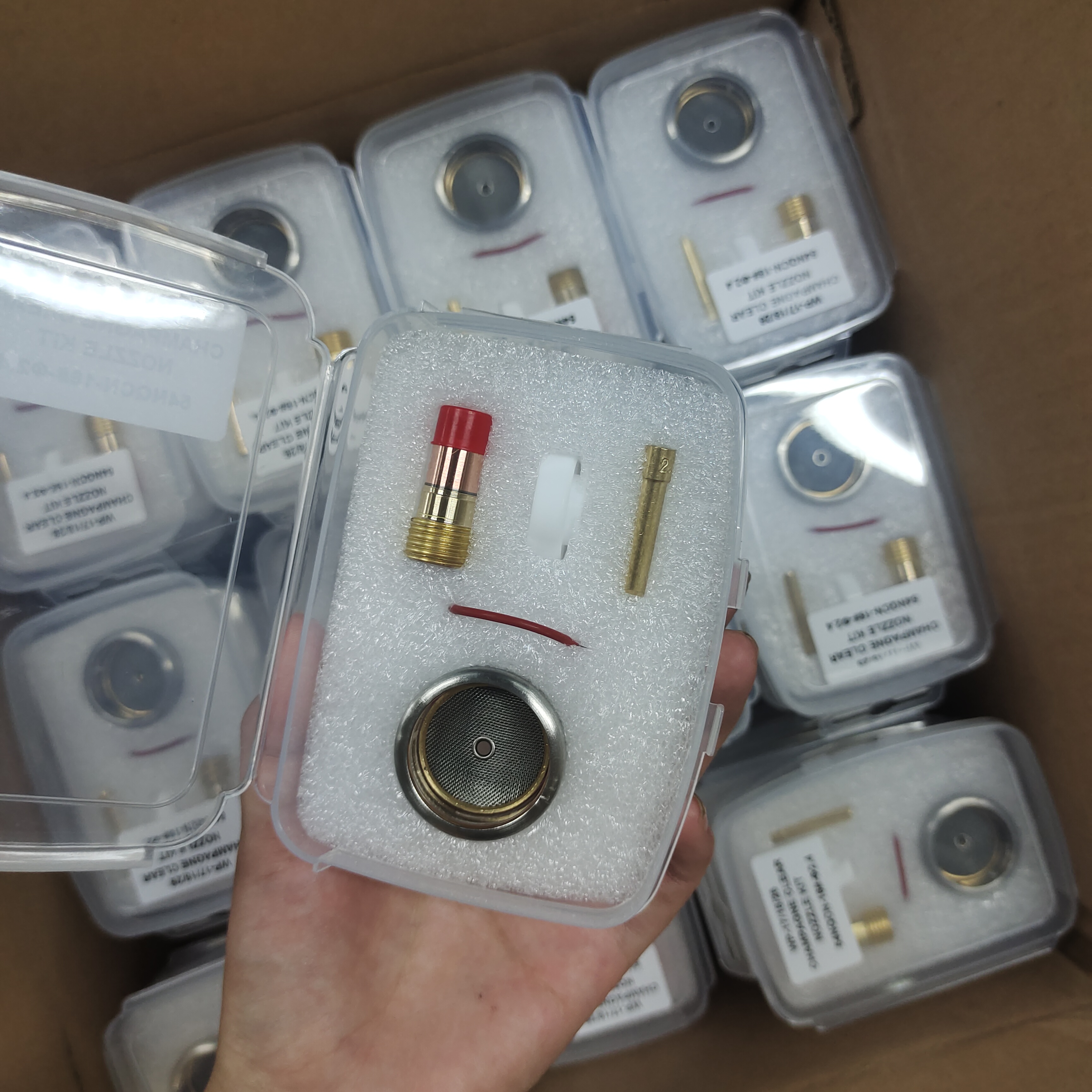 Welding Consumables for TIG Torches 17GL116 Gas Lens 10N23S and 10N25S Wedge Collect
