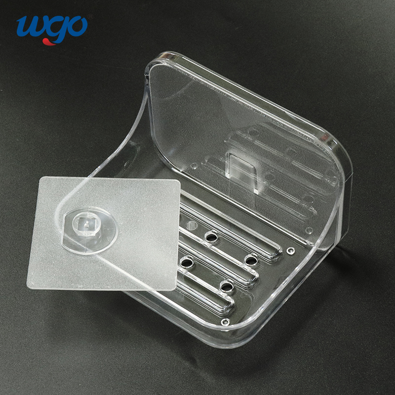 Damage Free Mounting Medium Shower Caddy Clear Bathroom Fittings