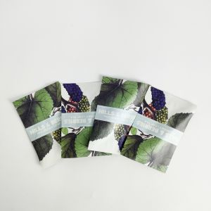 Custom Logo Design Printed Foil Custom Plastic Bags Three  Side Seal Bag For Snack