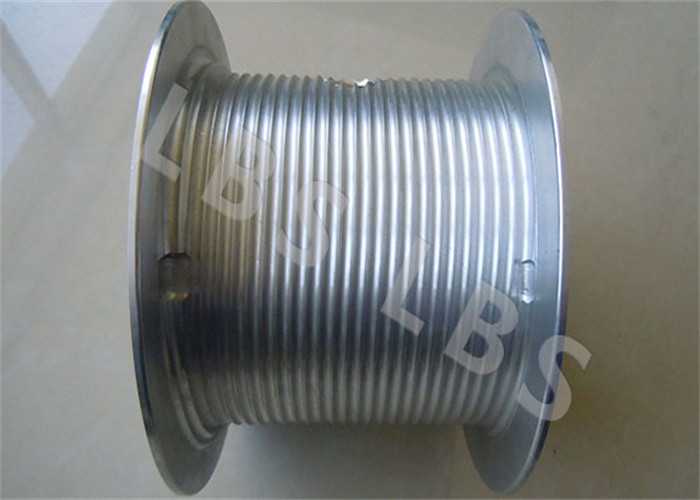 6mm Diameter Wire Grooved Winch Drum Alloy Steel High Capacity