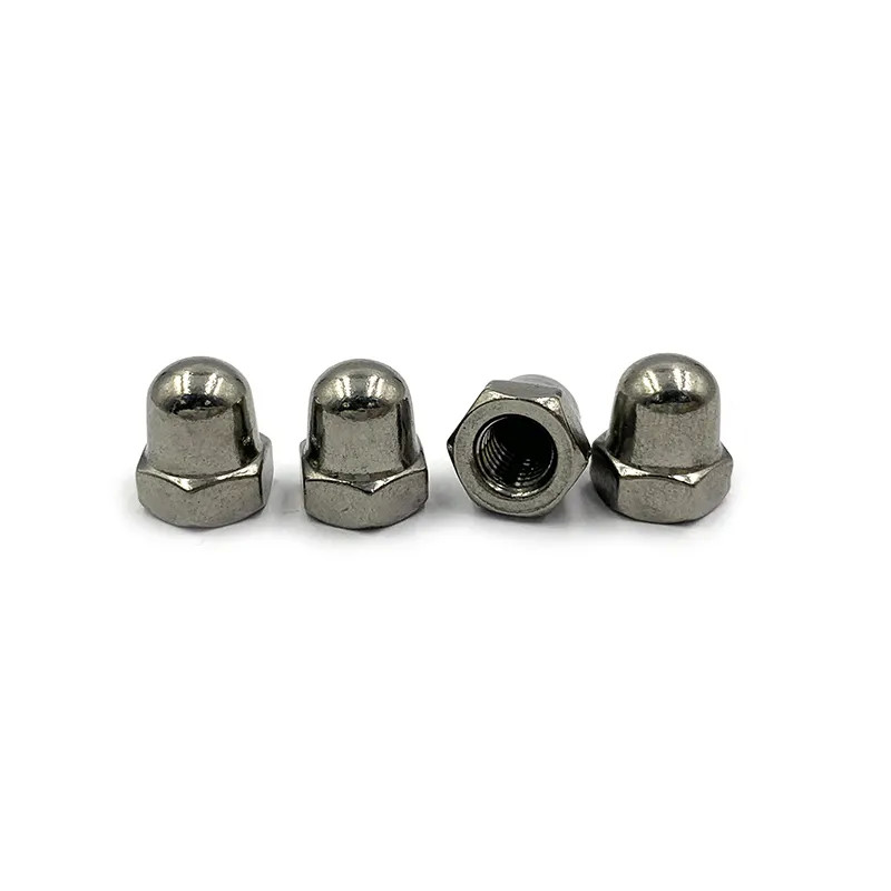 Hexagon Domed Nuts Primary Color Din1587 M8 M10 Stainless Steel Polished Hex Cap Nuts