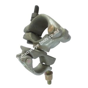  High load capacity scaffolding swivel clamps , forged swivel coupler Manufactures