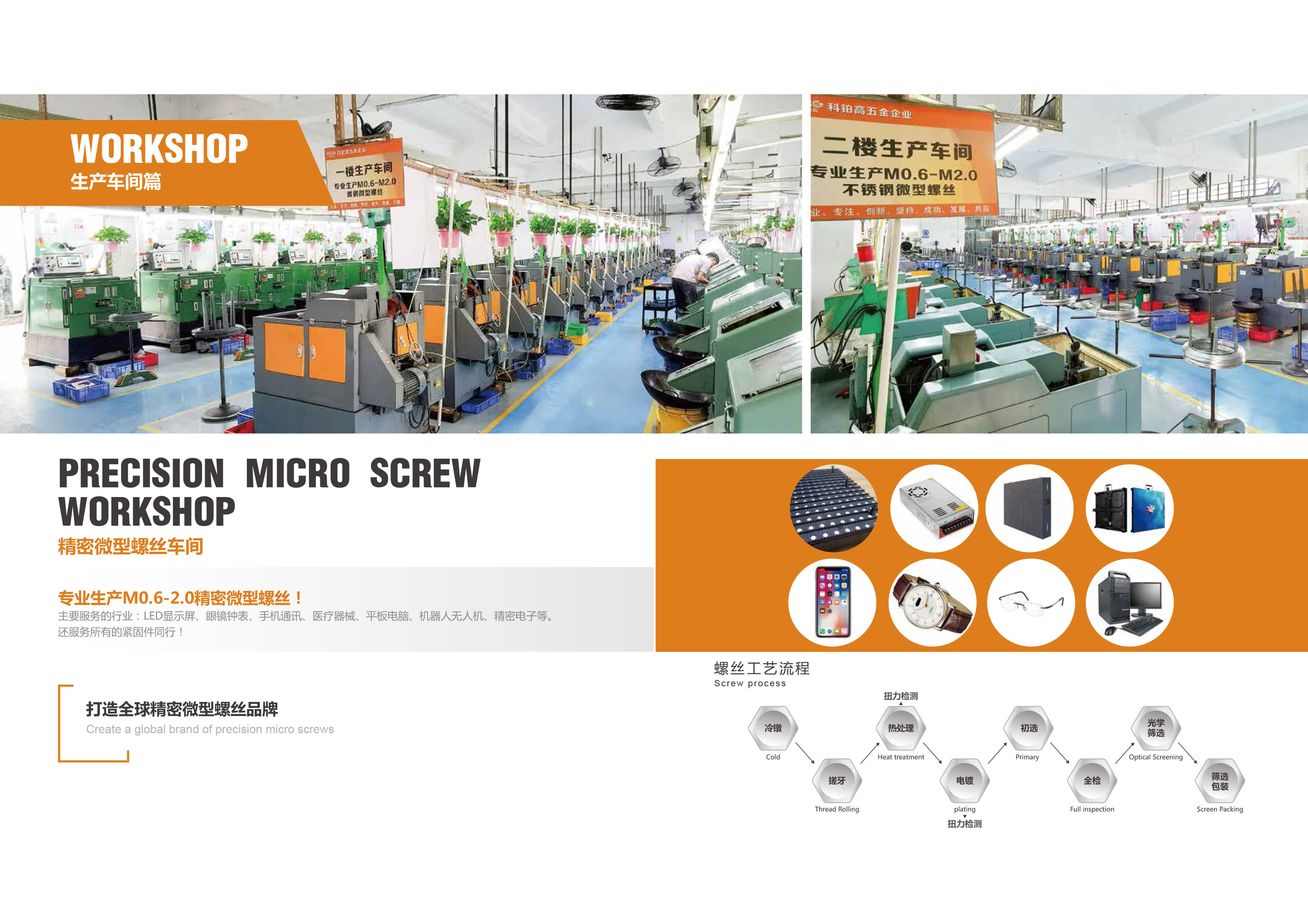 Customized High-quality Zinc Plated Carbon Steel Phillips Flat Head Self-Tapping Micro Screws For Metal Sheets