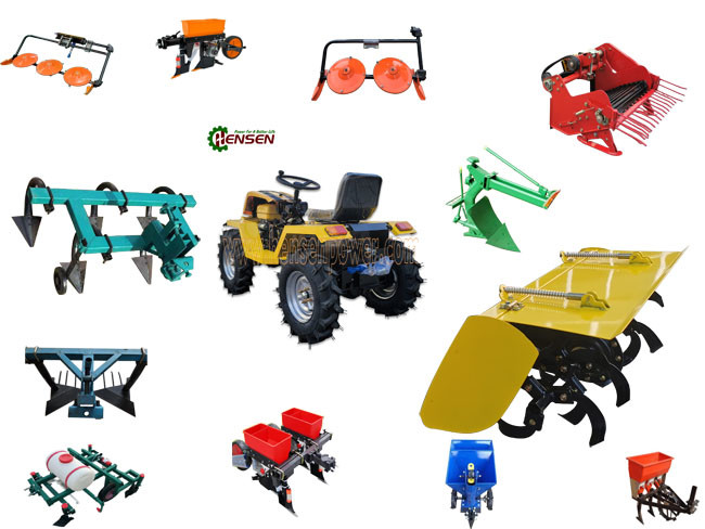 Multifunctional Gasoline Tractor 18HP Agricultural Mini Tractor