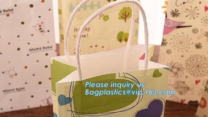 Cheap Customized Pink Printed Paper Shopping Bag For Clothing and Gift,Recycled Luxury Paper Bags & Retail Carrier Bags