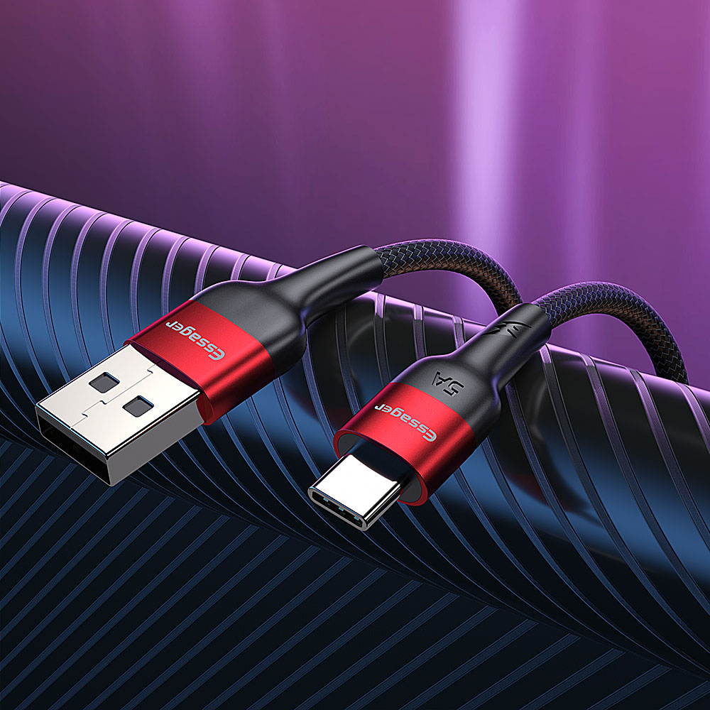 Essager 5A Type C Fast Cable 1M 2M Fast Charging USB 2.0 Data Transfer Type C Cable