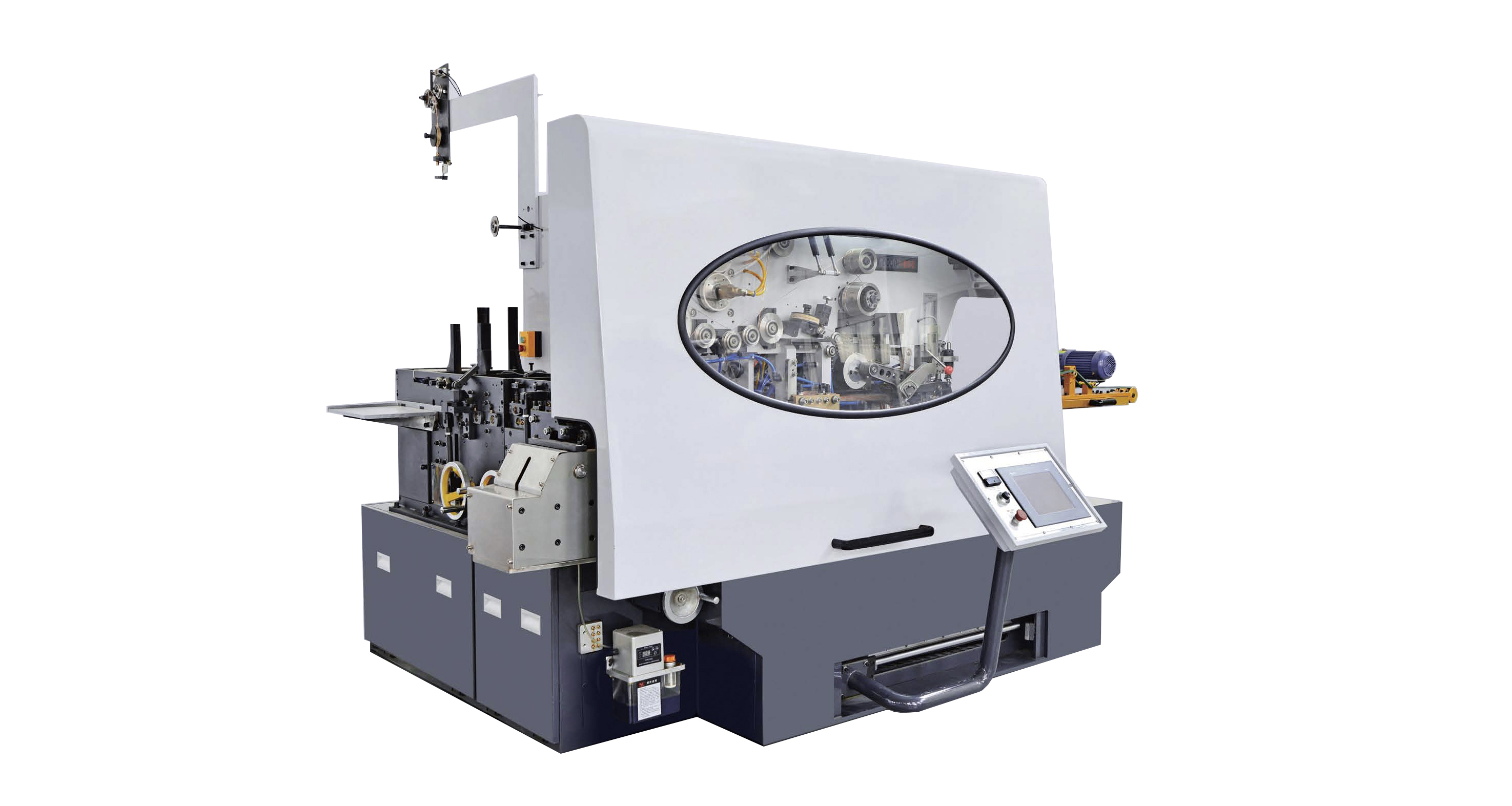 Electric Aerosol Tin Can Making Machine 550CPM For Welding 500 Cans / Min