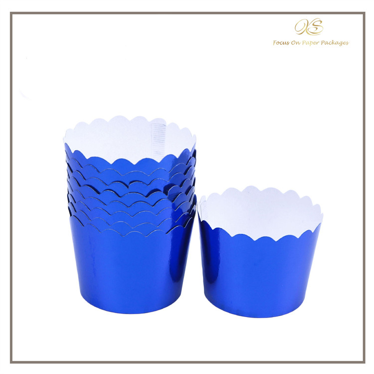 Food Grade Sustainable Aluminum Foil Cupcake Baking Cups