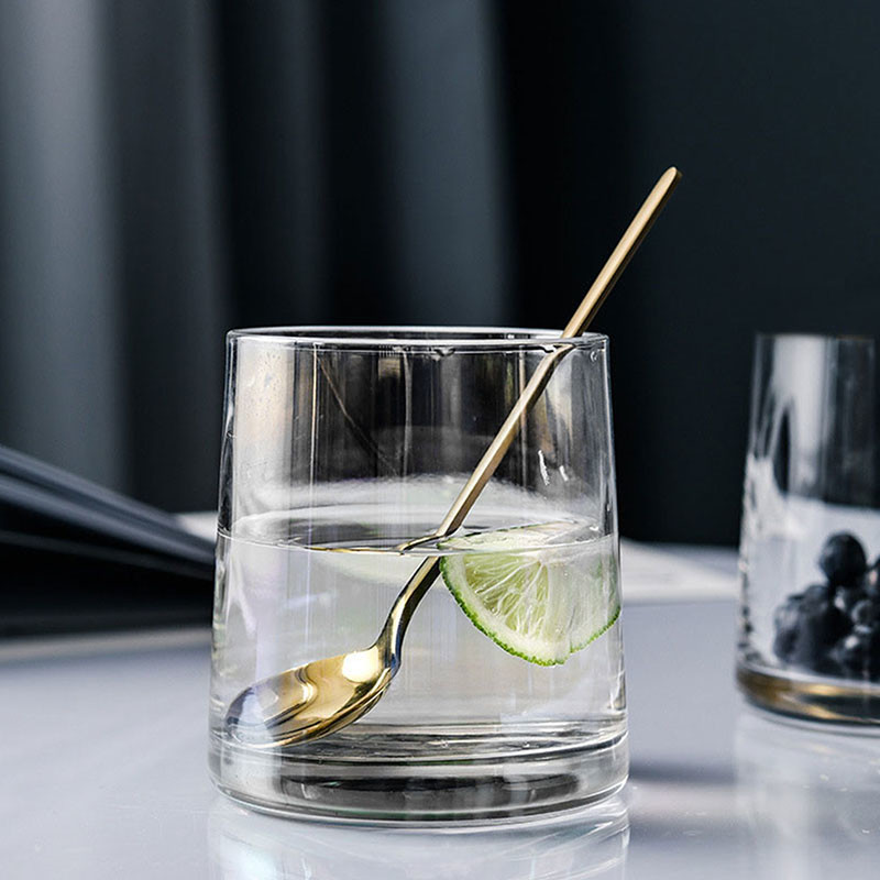 BPS Free Clear Crystal Drinking 250ml Personalized Glass Cup