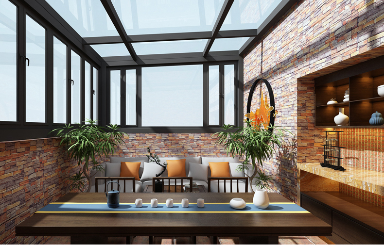 3D Slate Stone Brick Effect Wallpaper PVC 3D Brick Wallpaper For Walls