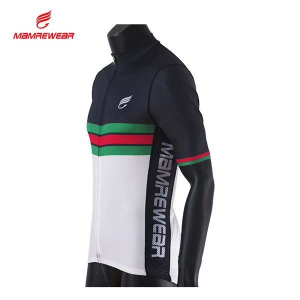 Soft Feel Race Cut Cycling Jersey , Youth Cycling Jersey Good Elasticity