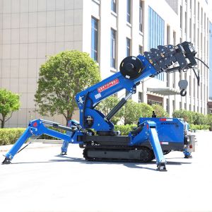  Span 16.8m TOROS Tracked Spider Crane For Narrow Space Engineering Manufactures