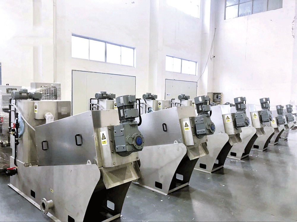 Automatic Sludge Dewatering Screw Press Machine for Sewage Treatment