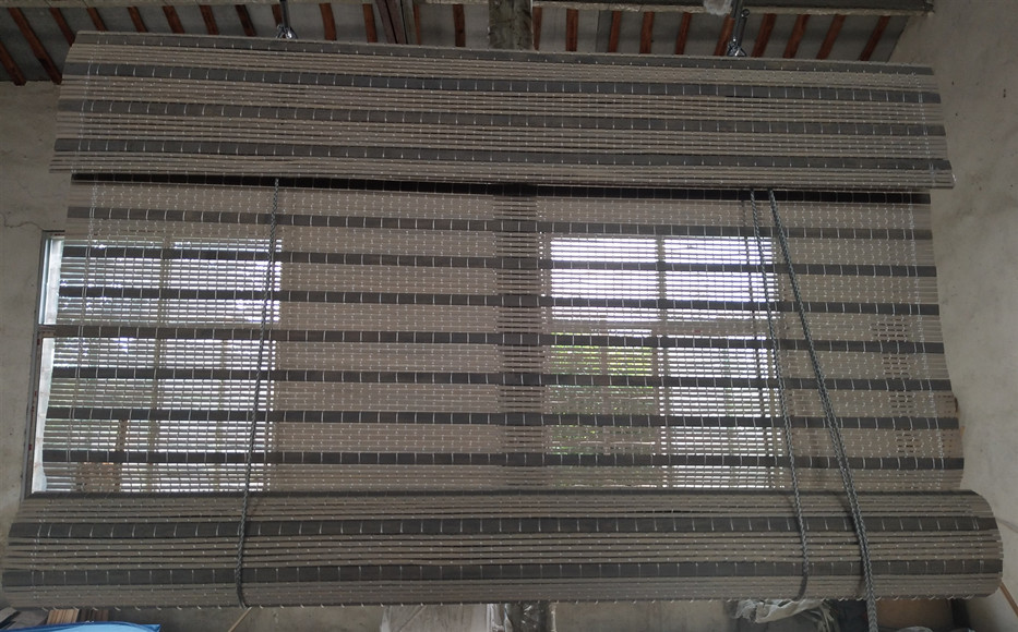 1.6m 2.1m Width Roman Bamboo Kitchen Blinds