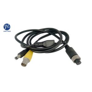 Backup Camera Rca Bnc Video Power Cable With 4 Pin Screw Adapter For DVR CCTV