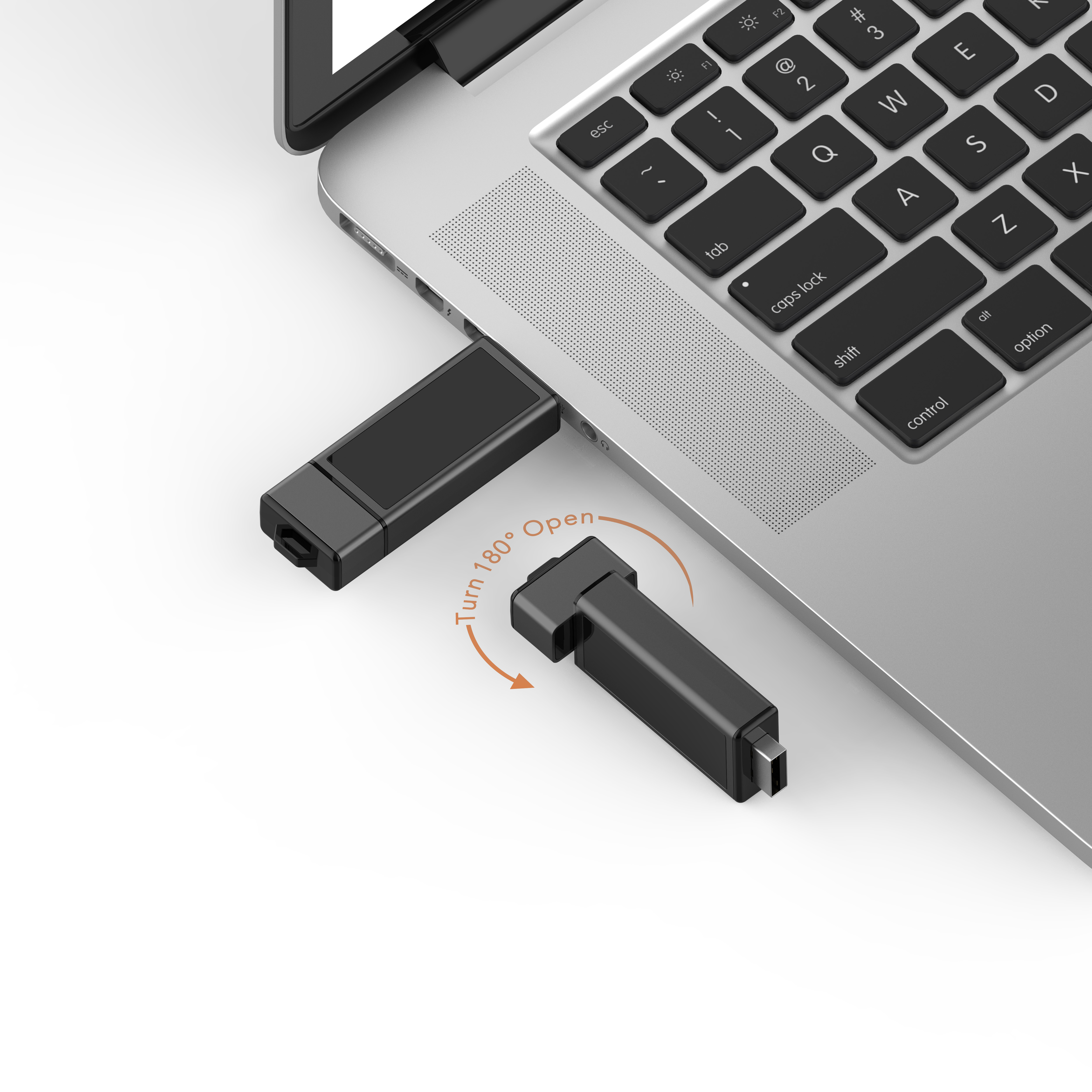 Like Photos Show Crystal USB Stick With LED Light For Support Uploading Data