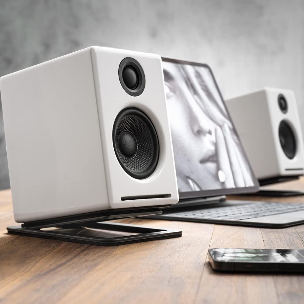Fixed Support Desktop Speaker Stands for Bookshelf Speakers Studio Monitors Included Hardware