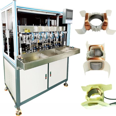 Main Blade Motor PLC Controller Automatic Coil Winding Machine for Motor Stator Winding