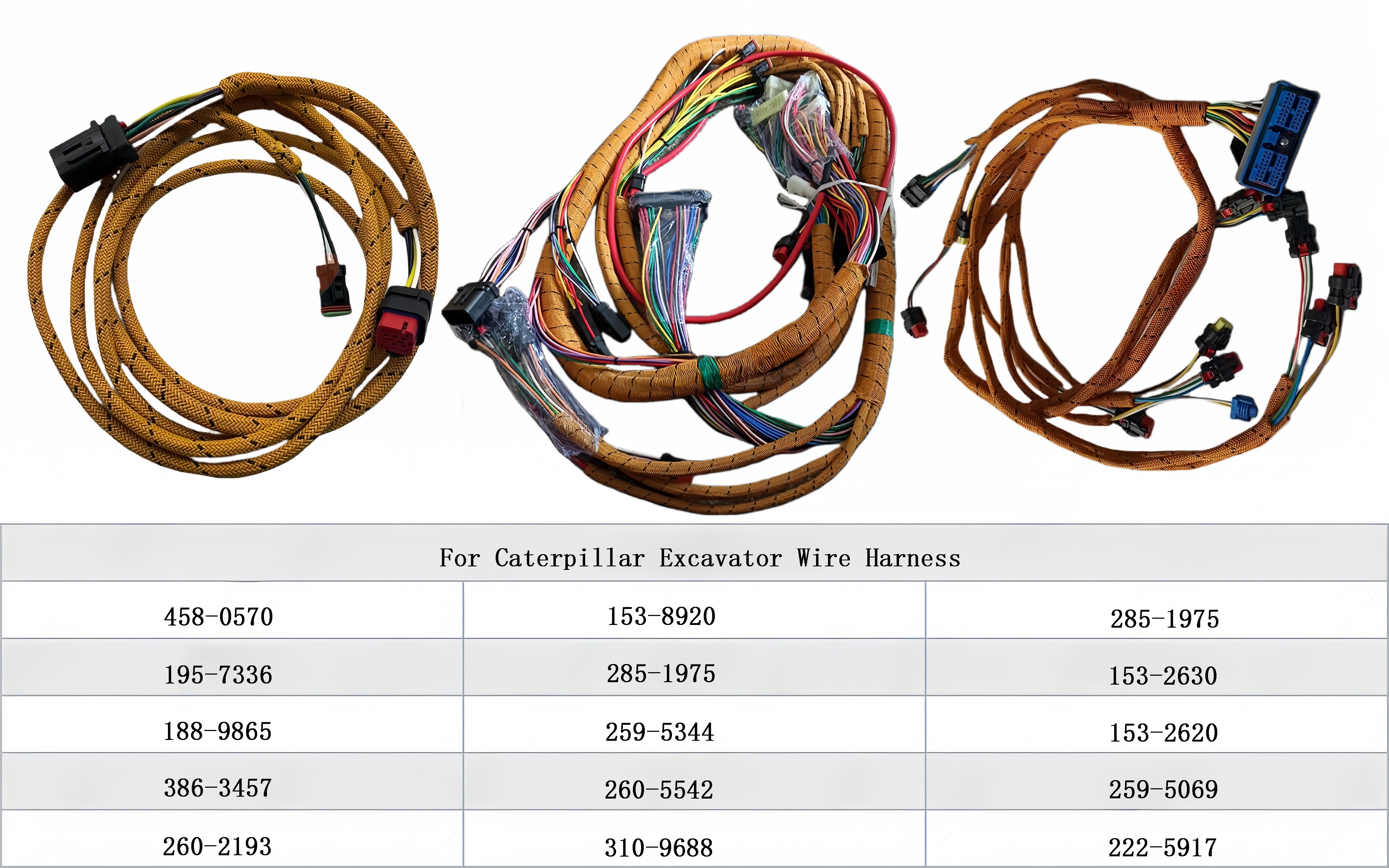 CAT C9 Engine Fuel Injector Wire Harness 419-0841 4190841 Injector Wiring Harness For Excavator E330C E336D