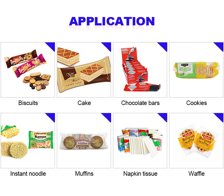 Multi Function 3 Servo Flow Pack Packaging Machine For Noodle / Daily Necessities
