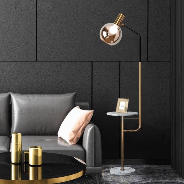 Nordic minimalist modern light luxury creative elegant vertical LED floor lamp