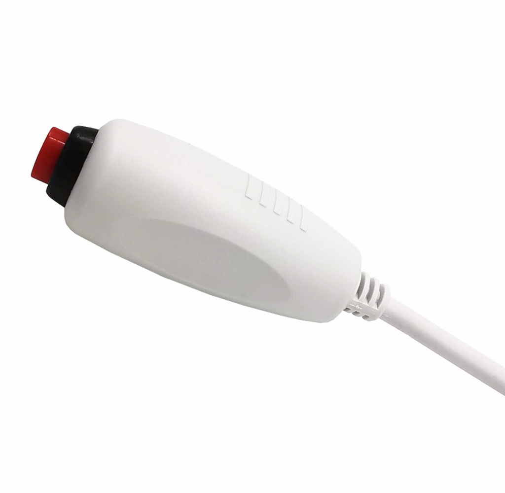 Custom 6.35 Single Button Switch Line Emergency Call Button Nurse Call Cable with Clip for Nurse Station Nurse Call System
