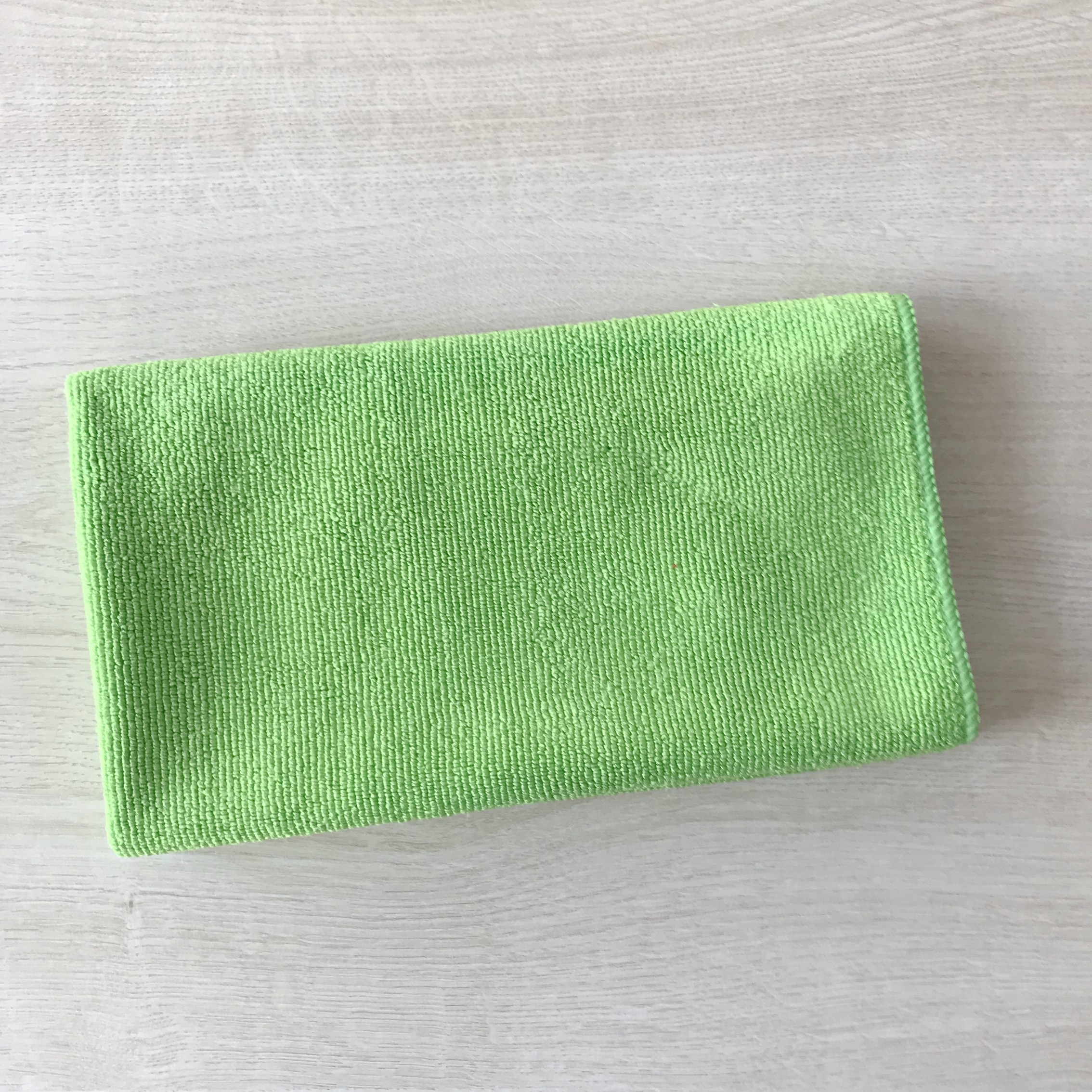 High weight warp knitting easy washing cake towels absorbing water microfiber wipes in kitchen