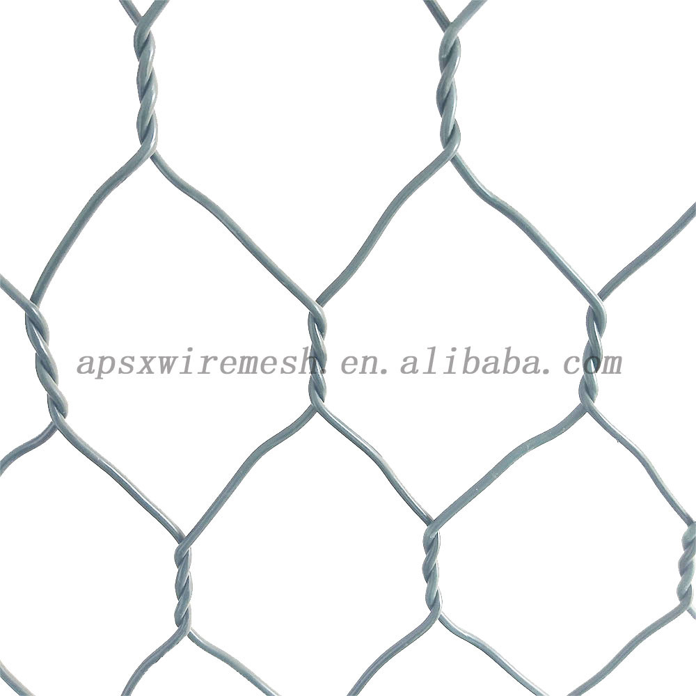 Galvanised Gabion Baskets 2m X 1m X 1m Woven Iron Wire Fence River Protection