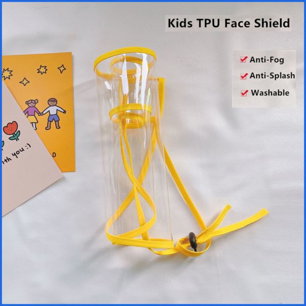 Quality Kids Anti Spitting Clear Plastic Face Shield , Anti Splash Dust Face Shield for sale