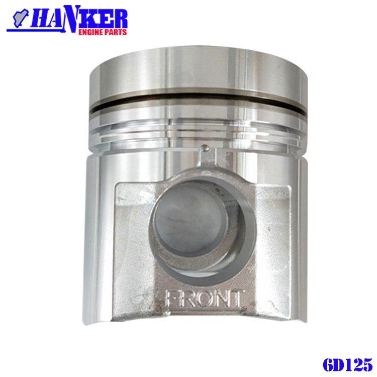 6150-32-2110 Excavator Engine S6D125 Komatsu Aluminum Alloy Piston
