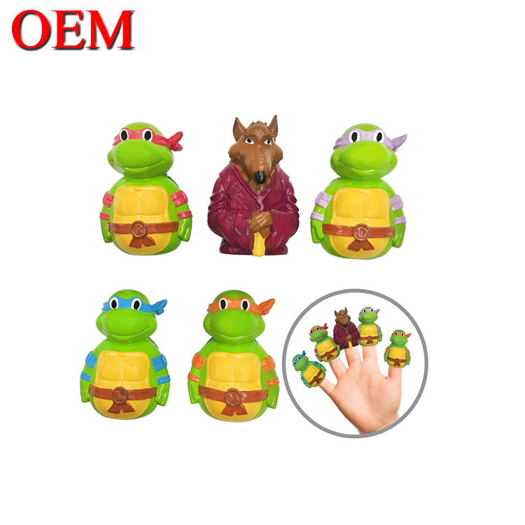 3D Plastic Figure Finger Puppet Toys OEM Hand Play Toy For Kid Custom Plastic Figure
