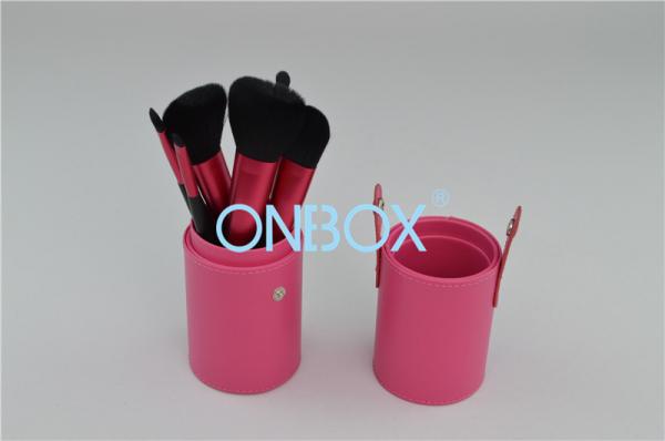 Quality Tube Shaped Luxury Packaging Boxes Lady Cosmetic Case For Makeup Brush Set for sale
