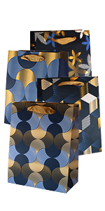 Festive Gold Blue (Assorted 4pcs)