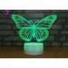 Buy cheap Battery Operated Bedroom Desk Lamp Butterfly Lights For Sleeping from wholesalers