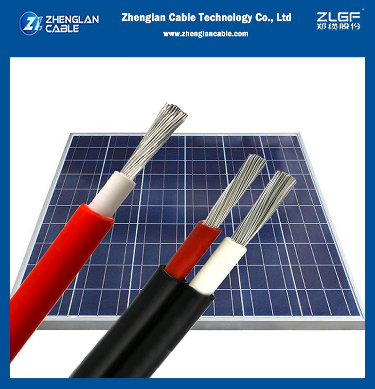 6mm Xlpe Insulation Solar Cable Pv Wire 200m / Roll Red