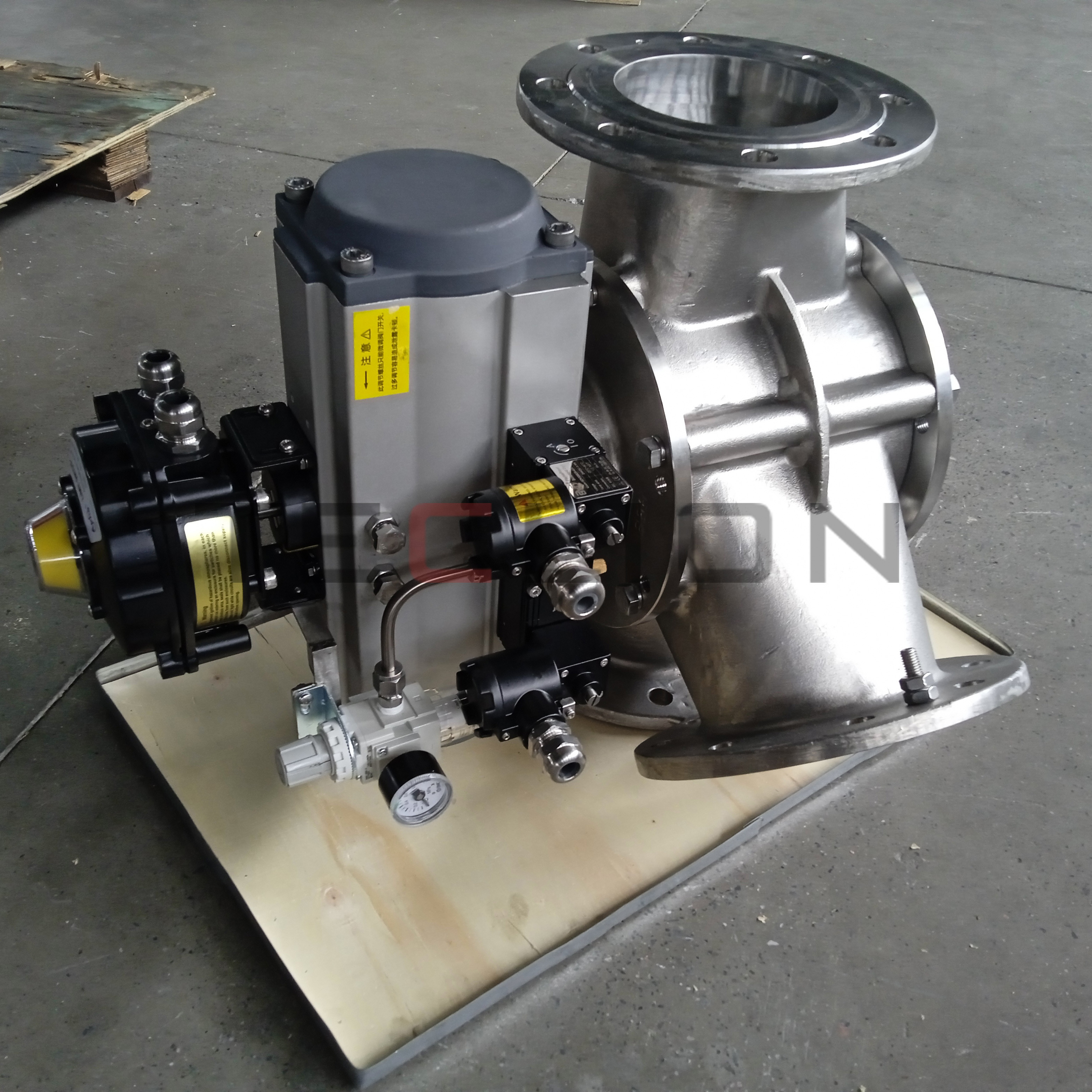 Conventional configuration standard stainless steel Pneumatic Diverter Valve