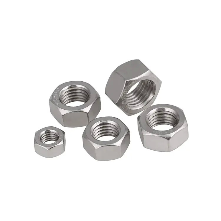 Stainless Steel 304 316 Hexagon Nuts Grade 8.8 DIN439 M20 Finished Hex Head Nut