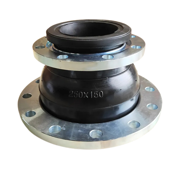 SS304 Pump General Rubber Expansion Joints Flange Epdm Seismic Compensator DN25-DN3000