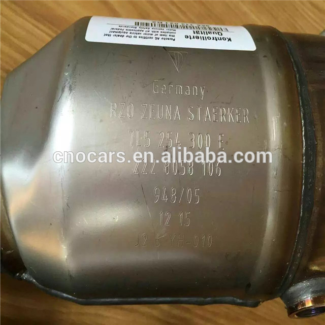 Three Way Car Catalytic Converter Shell for Porsche Cayenne Turbo Cleaner 955113021BX 955113022BX