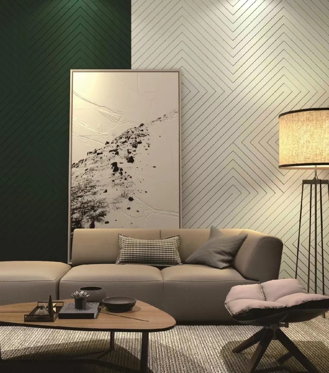 Square Carved Polyester Acoustic Panels 48 Pure Colors 600x600mm