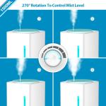 Home Use 1500ml Plastic Cool Mist Aroma Diffuser